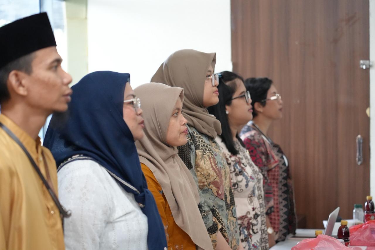 Peserta dari Bawaslu Kabupaten Bintan mengikuti kegiatan penguatan kapasitas pengelolaan anggaran dan BMN di Kantor Bawaslu Kepri, Kamis, 27 Agustus 2026./Foto: Pemberitaan Bawaslu Bintan