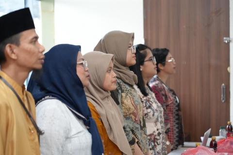 Peserta dari Bawaslu Kabupaten Bintan mengikuti kegiatan penguatan kapasitas pengelolaan anggaran dan BMN di Kantor Bawaslu Kepri, Kamis, 27 Agustus 2026./Foto: Pemberitaan Bawaslu Bintan