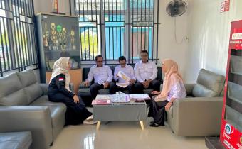 Koordinasi Bawaslu Kabupaten Bintan dengan Pemerintah Kelurahan Sungai Lekop