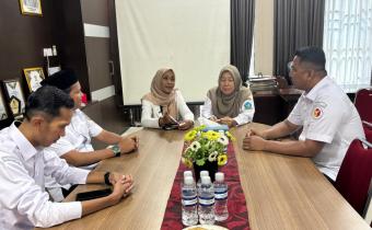 Bawaslu Bintan dan Dinas Sosial Bintan dalam pertemuan koordinasi hak pilih kelompok rentan, Rabu (10/6/2026)/Foto: Pemberitaan Bawaslu Bintan
