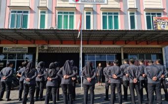 Gedung Kantor Bawaslu Kabupaten Bintan sebagai pusat pelaksanaan tugas dan fungsi pengawasan pemilu.