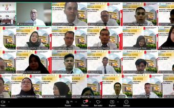Suasana penutupan Orientasi PPPK Tahun 2026 Bawaslu Kepulauan Riau yang digelar secara daring, Rabu (05/07 2026) /Foto: Pemberitaan Bawaslu Bintan