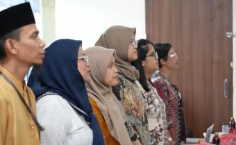 Peserta dari Bawaslu Kabupaten Bintan mengikuti kegiatan penguatan kapasitas pengelolaan anggaran dan BMN di Kantor Bawaslu Kepri, Kamis, 27 Agustus 2026./Foto: Pemberitaan Bawaslu Bintan