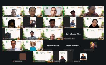 Bawaslu Kabupaten Bintan menggelar kegiatan Jumat Sehati secara daring melalui Zoom, Jumat, 18 September 2026/Foto:Pemberitaan Bawaslu Bintan
