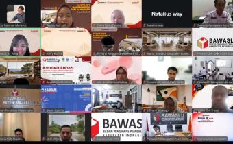 Pelaksana Tugas Kepala Sekretariat Bawaslu Bintan, Wahyu Nur Laili, mengikuti Klinik JF Volume 6 secara daring, Rabu (7/10/2026). Kegiatan ini membahas mekanisme ujian dinas dan penyesuaian kenaikan pangkat/Foto:Pemberitaan Bawaslu Bintan
