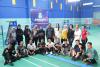 Jajaran Bawaslu Bintan berfoto bersama usai Jumat Sehati dengan bulu tangkis di Abhimata Badminton Hall, Jumat (9/10/2026)/Foto:Pemberitaan Bawaslu Bintan